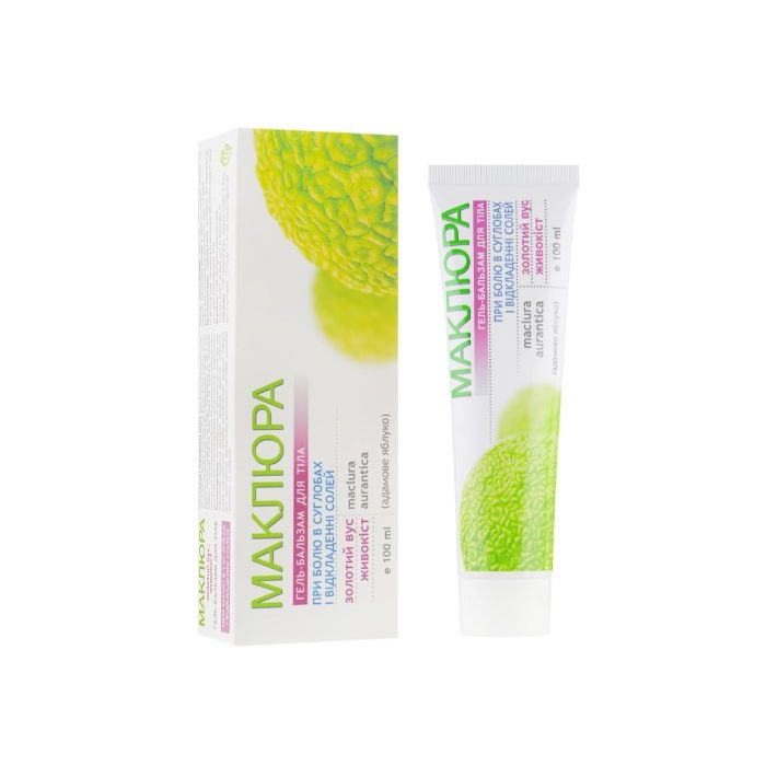 Гель-бальзам Маклюра для тіла (Золотий Вус+Живокіст)100 мл