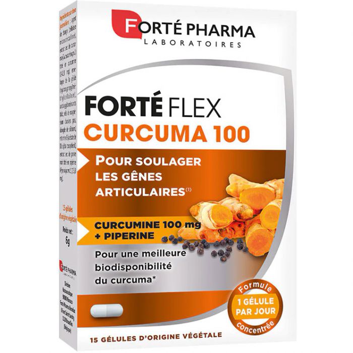 ФортеФлекс Куркума 100 капсули №15