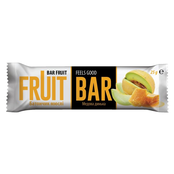 Батончик-Мюслі Fruit Bar в глазурі Медова Динька 25 г