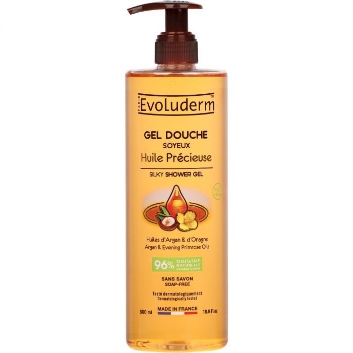Гель Evoluderm (Еволюдерм) для душу з цілющими оліями 500 мл