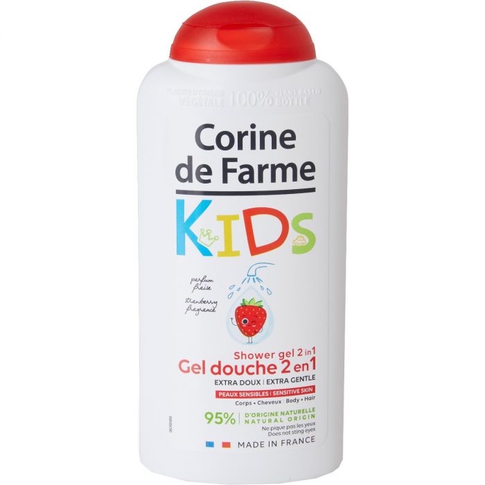 Гель Corine De Farme для душу 2 в 1 Полуниця 300 мл 