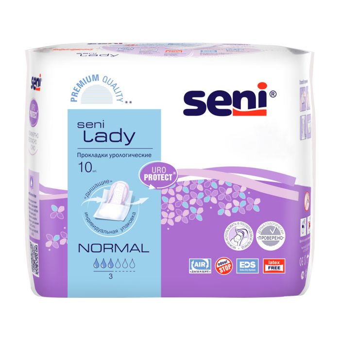 Прокладки урологічні Seni Lady normal, 10 шт.