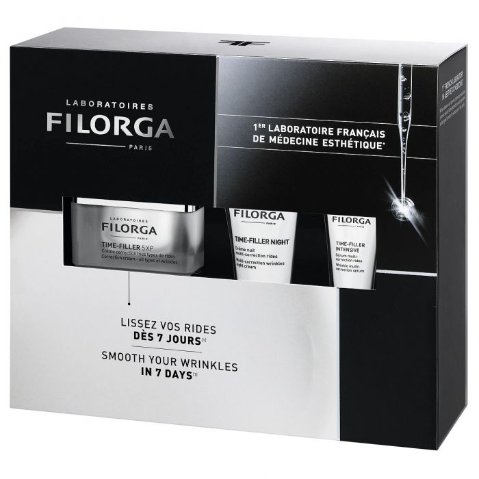 Набір Filorga (Філорга) Антивіковий Тайм-філер Крем 5-ХР 50 мл + Крем Night 15 мл + Сироватка Intensive 7 мл