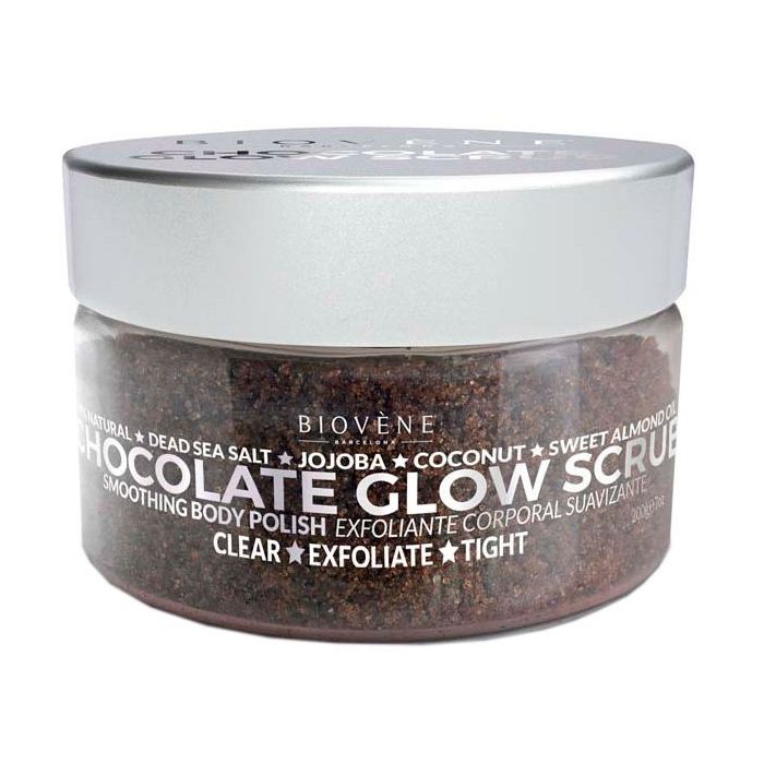 Скраб Biovene (Біовен) для тіла пом'якшуючий з сіллю мертвого моря Шоколад 200 г