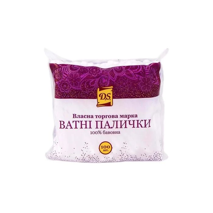Ватні палички у пакеті №100