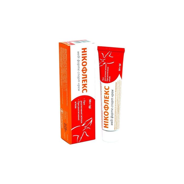Нікофлекс меді форте спорт крем 50 г