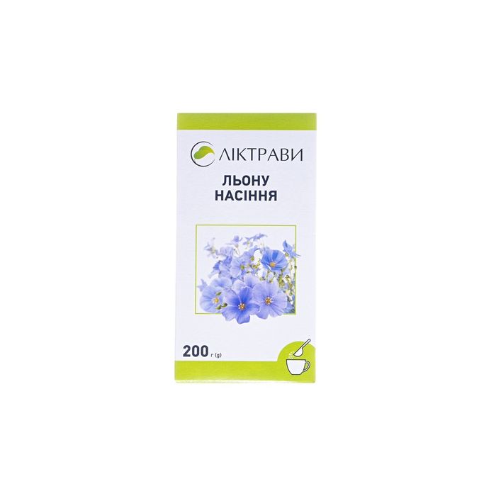 Льону насіння 200 г пачка №1