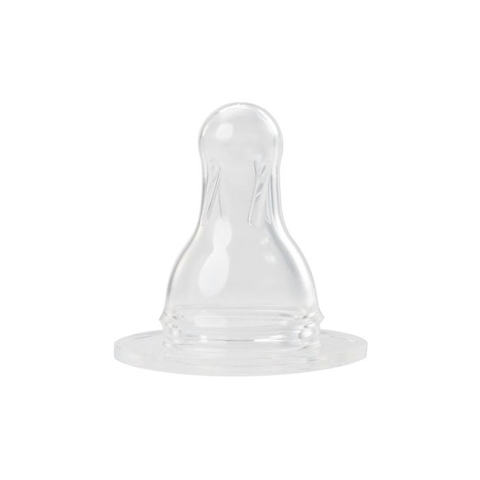 Соска Bebe 17303 для каші силіконова кругла