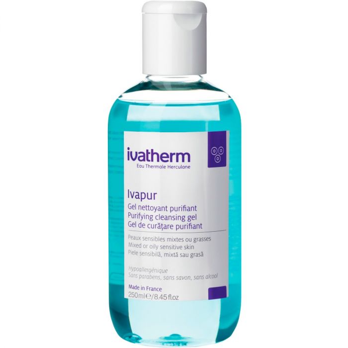 Гель-пінка Ivatherm Ivapur для комбінованої або жирної чутливої шкіри 250 мл - фото №1 Гель-пінка Ivatherm Ivapur для комбінованої або жирної чутливої шкіри 250 мл