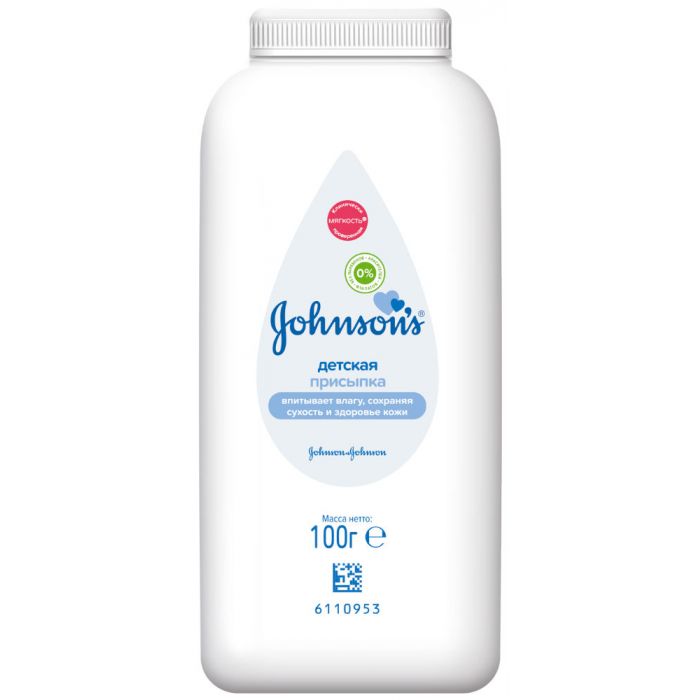 Присипка дитяча Johnsons 100 г - фото №1 Присипка дитяча Johnsons 100 г
