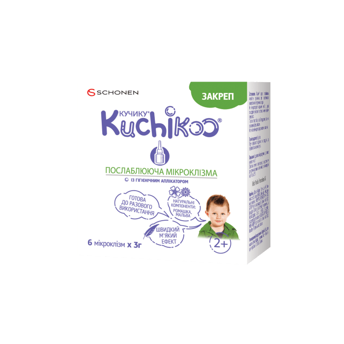 Кучику Закреп послаблююча мікроклізма 3 г №6