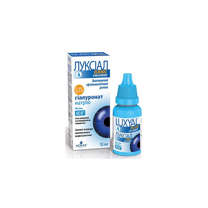Луксіал Плюс очні краплі флакон 10 мл