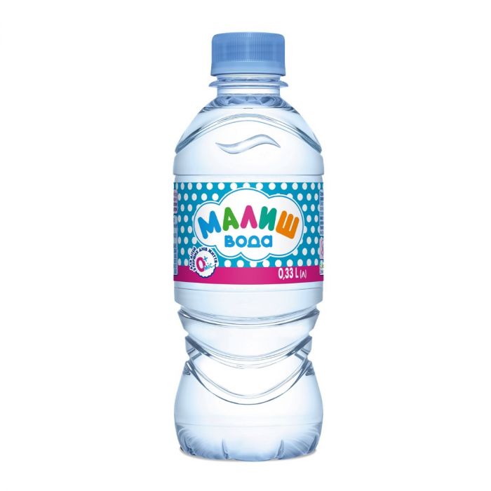 Вода дитяча Малиш питна 0,33 л