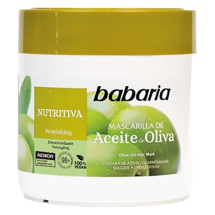 Маска Babaria (Бабарія) оливи олія для волосся 400 мл - фото №1 Маска Babaria (Бабарія) оливи олія для волосся 400 мл