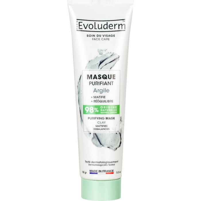 Маска Evoluderm (Еволюдерм) для обличчя очищаюча з глиною, 150 г