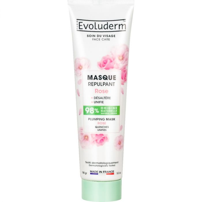 Маска Evoluderm (Еволюдерм) для обличчя вирівнююча з розовою водою, 150 г
