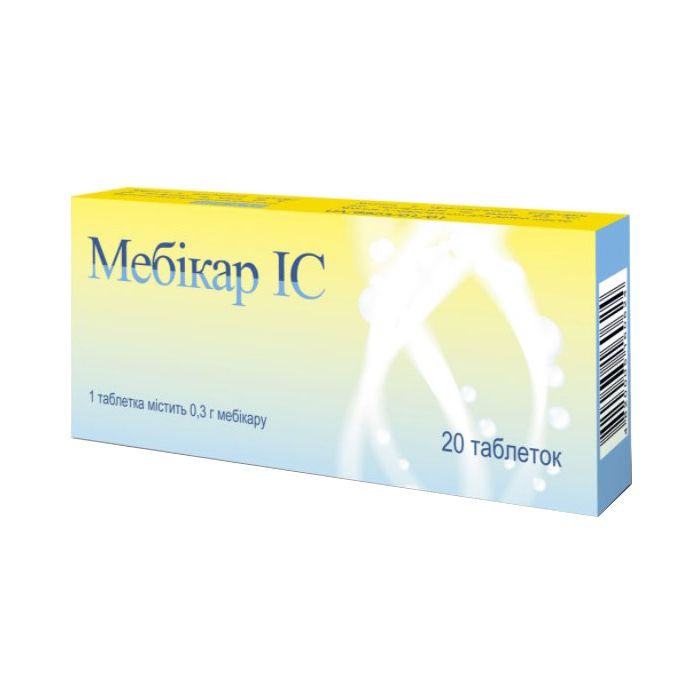 Мебікар IC 0,3 г таблетки № 20