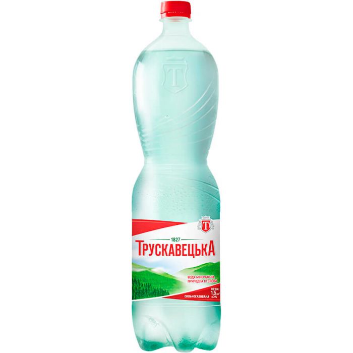 Вода мінеральна Трускавецька сильногазована 1,5 л