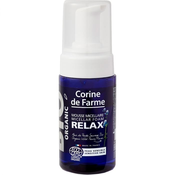 Пінка Corine De Farme органічна очищувальна для обличчя, Фіалка 100 мл