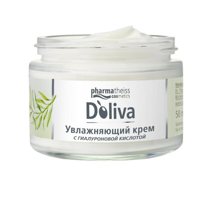 Крем для обличчя Doliva Зволожуючий з гіалуроновою кислотою 50 мл - фото №1 Крем для обличчя Doliva Зволожуючий з гіалуроновою кислотою 50 мл