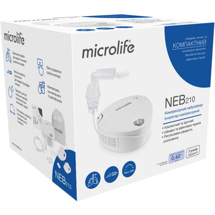 Інгалятор (небулайзер) компресорний Microlife NEB-210