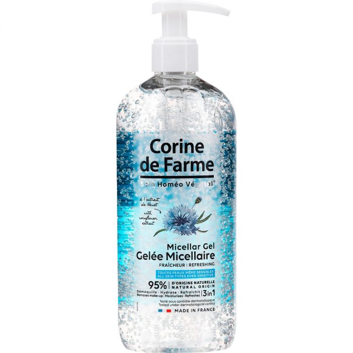 Гель Corine De Farme міцелярний освіжаючий для обличчя 500 мл