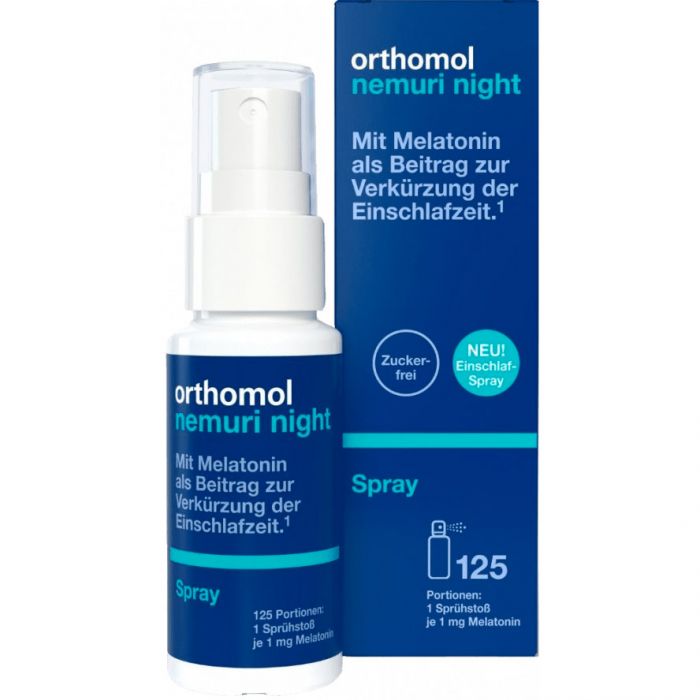 Orthomol Nemuri Night spray для здорового сну, спрей, 25 мл