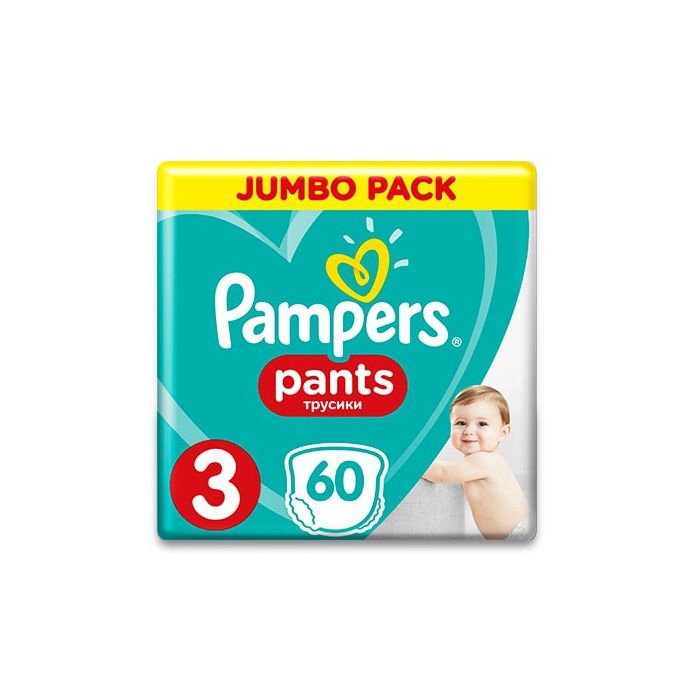 Підгузки-трусики Pampers Pants Midi Джамбо (6-11 кг) №60