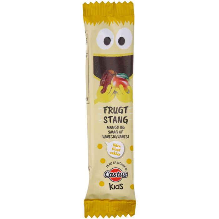 Фруктовий батончик Castus на фініковій основі з манго та смаком ванілі, 20 г