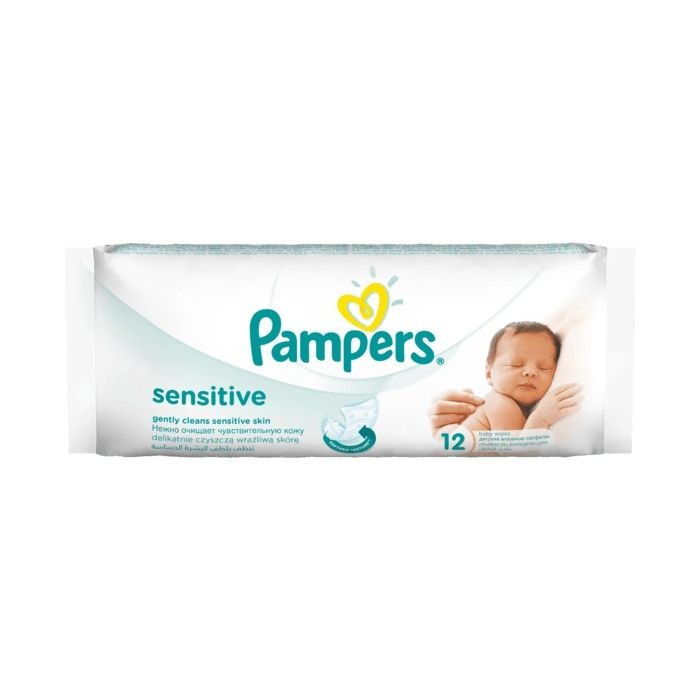 Серветки вологі Pampers Sensetive №12