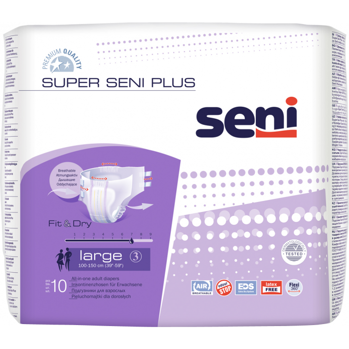 Підгузки для дорослих Super Seni Plus large air 10 шт