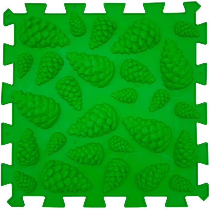 Килимок-пазл масажний Ортек Пазли Мікс Шишки, 1 елемент