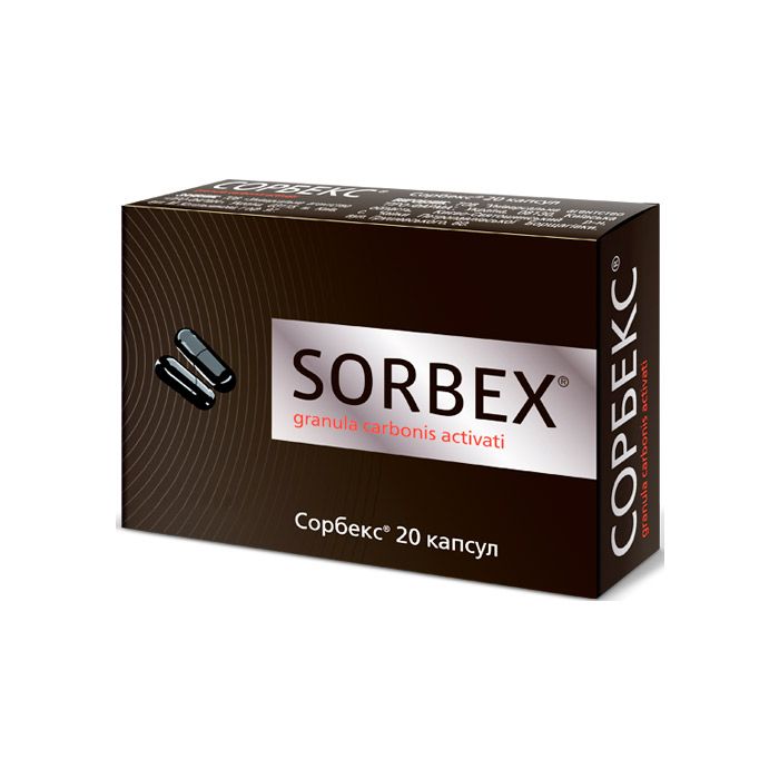 Сорбекс 0,25 г капсули №20
