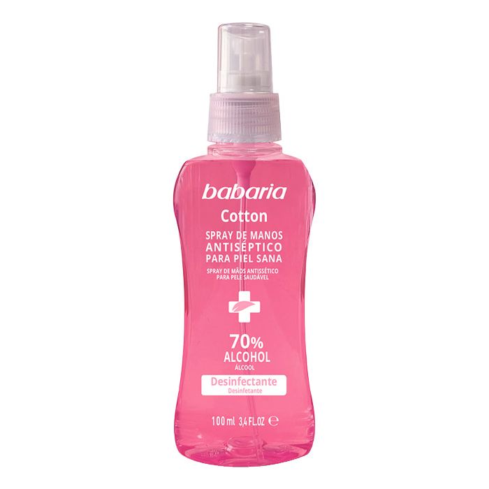 Спрей-антисептик Babaria (Бабарія) з Бавовною та олією Шипшини 100 мл 