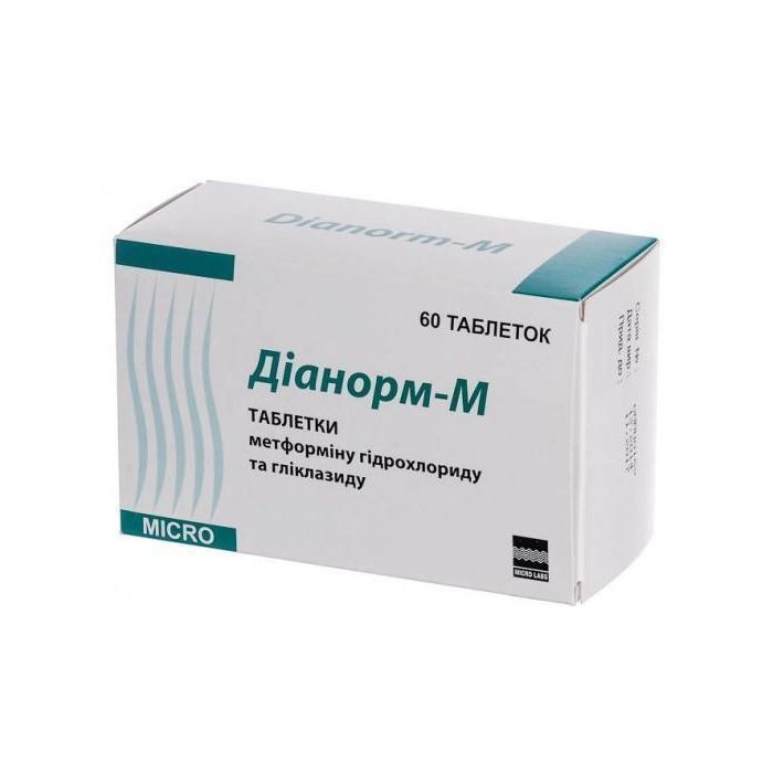 Діанорм-М таблетки №60