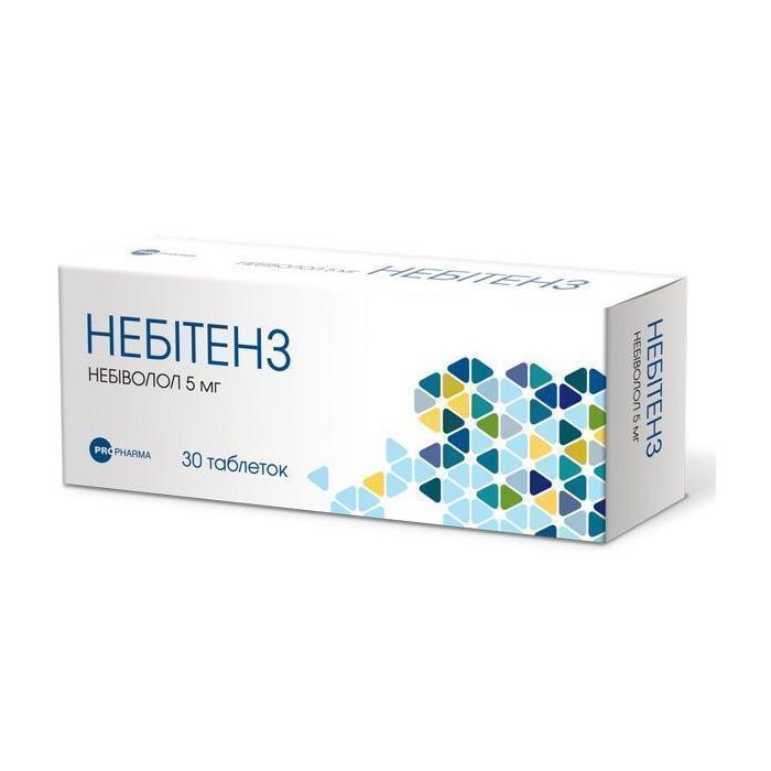 Небітенз 5 мг таблетки №30
