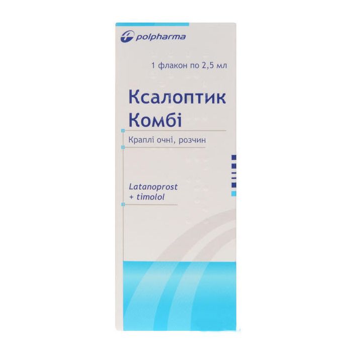Ксалоптик Комби глазные капли 2,5 мл №1