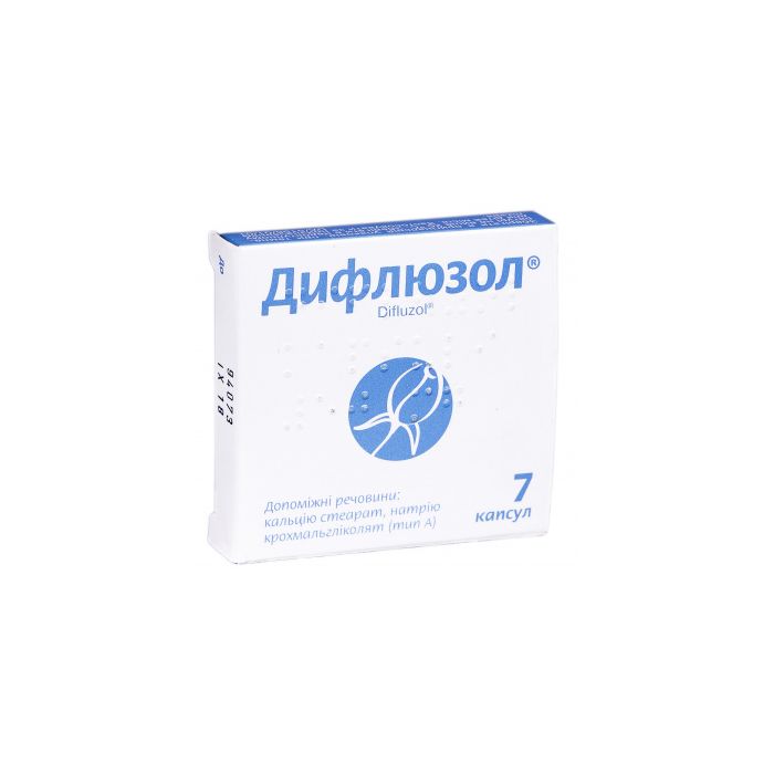 Дифлюзол 0,05 г капсули №7