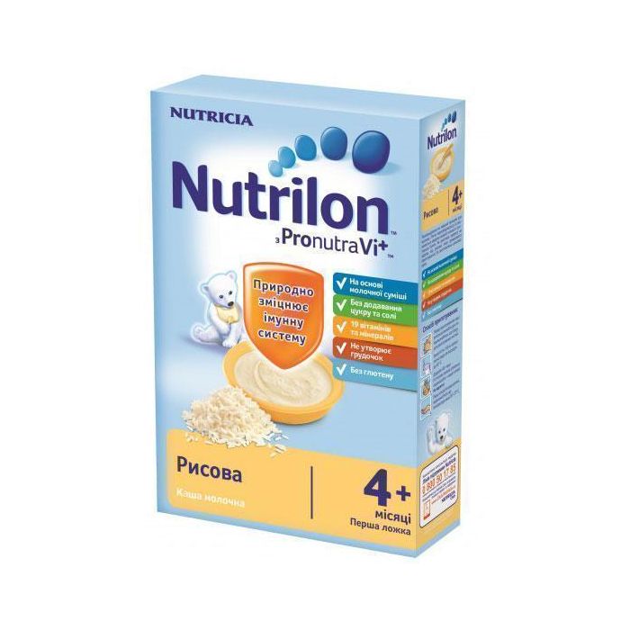 Каша Nutrilon рисова (з 4 місяців) 225 г