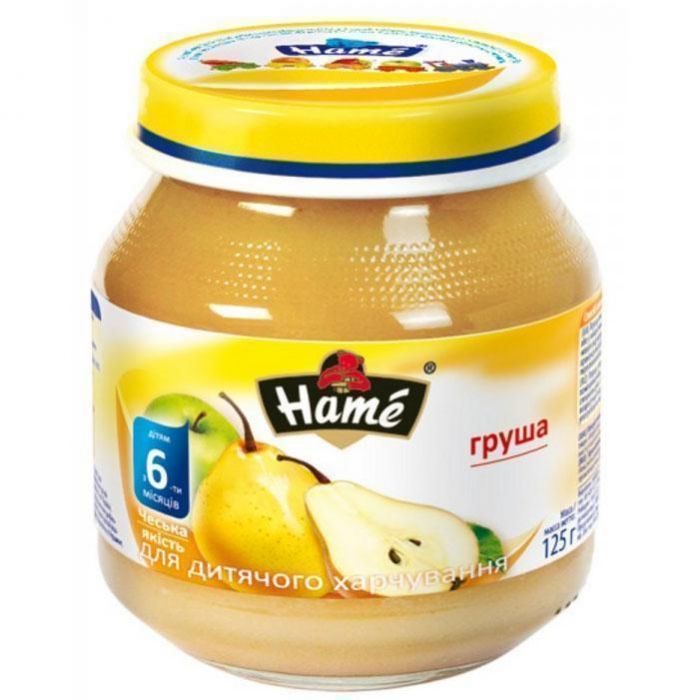 Пюре Hame груша (з 5 місяців) 125 г