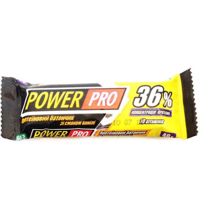 Батончик для спортивного  харчування мюслі і ароматом ванилі 40 г