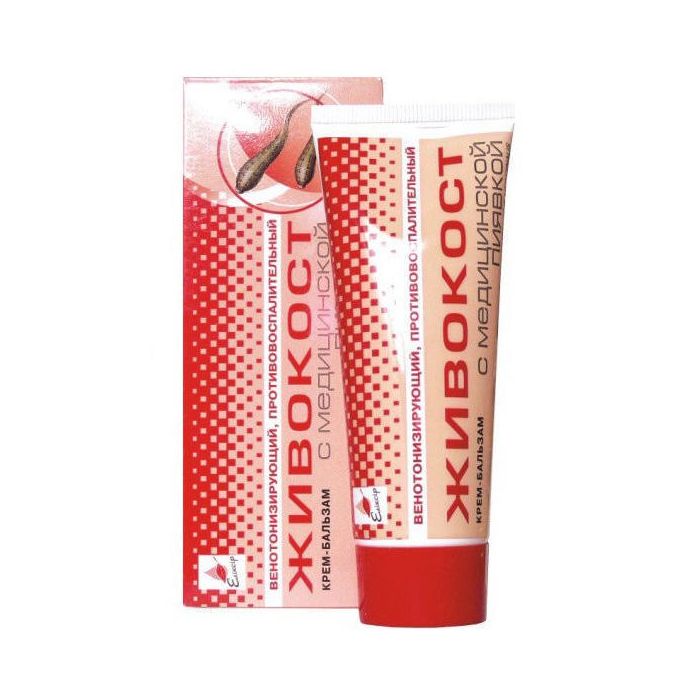 Крем Живокост з медичною п'явкою 75 мл