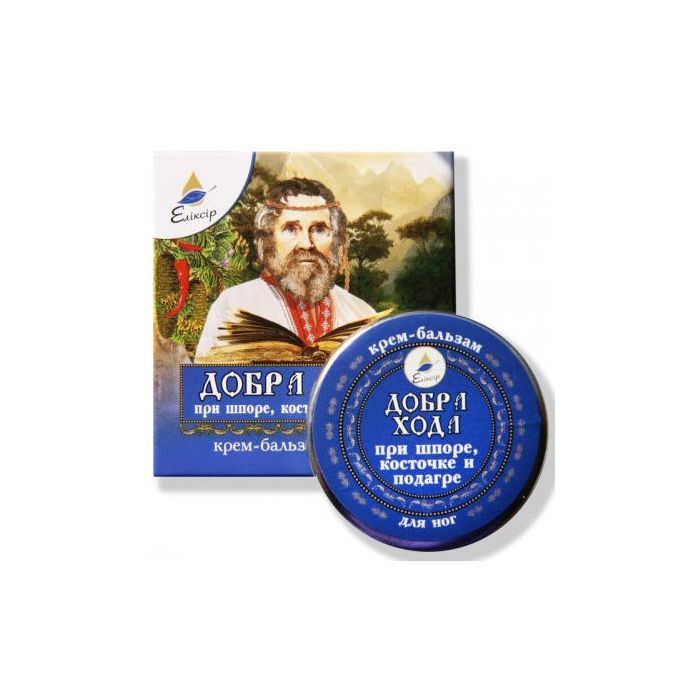 Бальзам Добра хода при шпорі, кісточці та подагрі 10 г