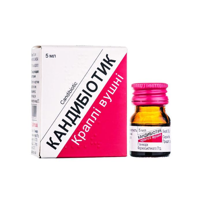 Кандибіотик краплі вушні 5 мл