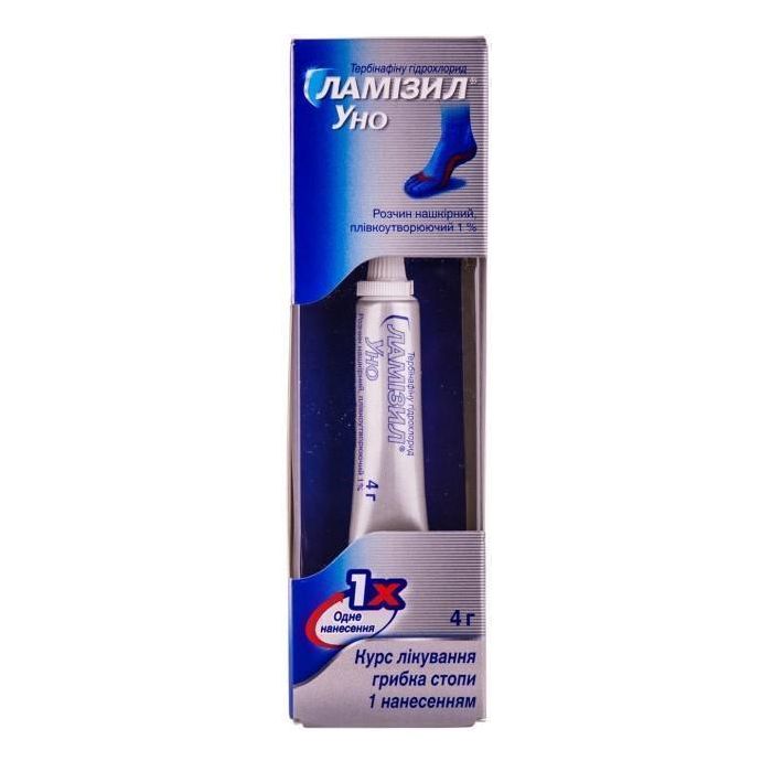 Ламізил Уно 1% розчин 4 г