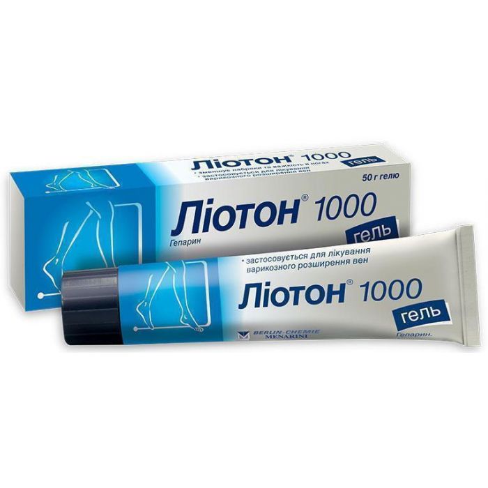 Ліотон 1000 гель 50 г