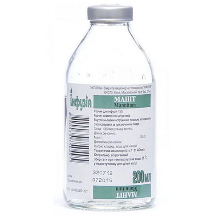 Манніт 15% розчин 200 мл