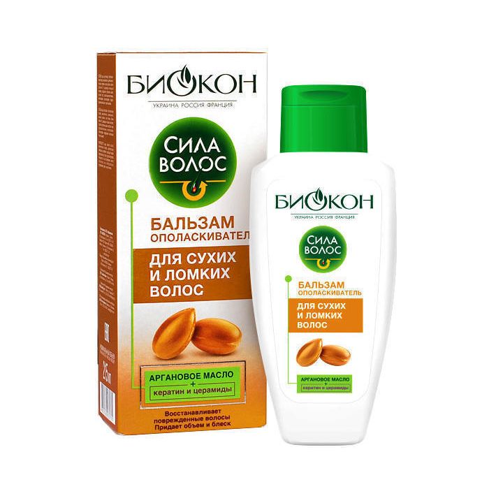 Бальзам Сила Волос Для сухого та ламкого волосся Арганова олія 215 мл