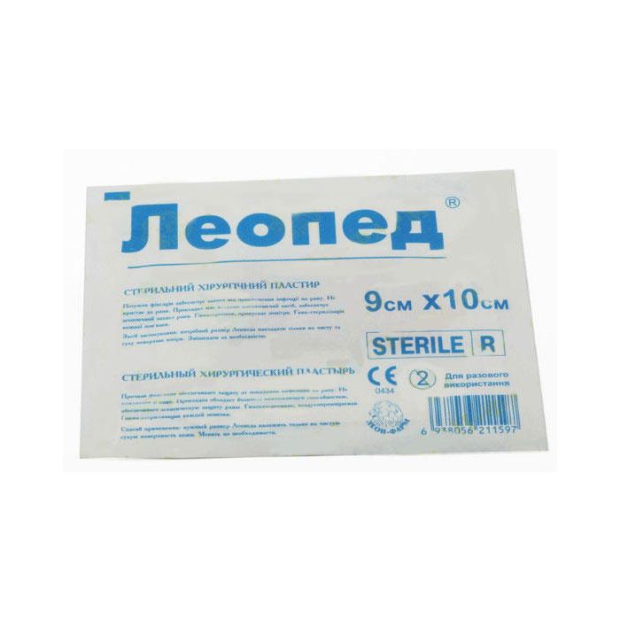 Лейкопластир Леопед прозорий 9 см*10 см №1 - фото №1 Лейкопластир Леопед прозорий 9 см*10 см №1