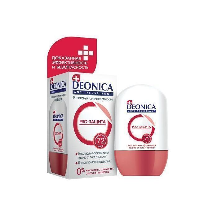 Дезодорант-антиперспірант Deonica PRO-Захист 72 години ролик 45 мл